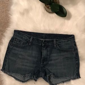 7️⃣. 7 for all men kind jean shorts